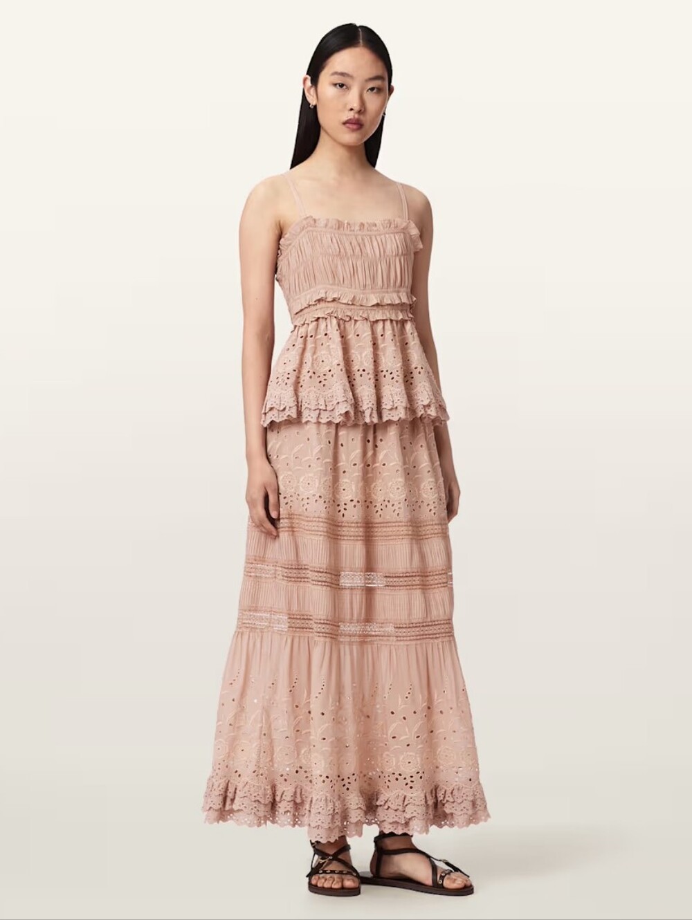 NWT All Saints Camille Maxi Skirt